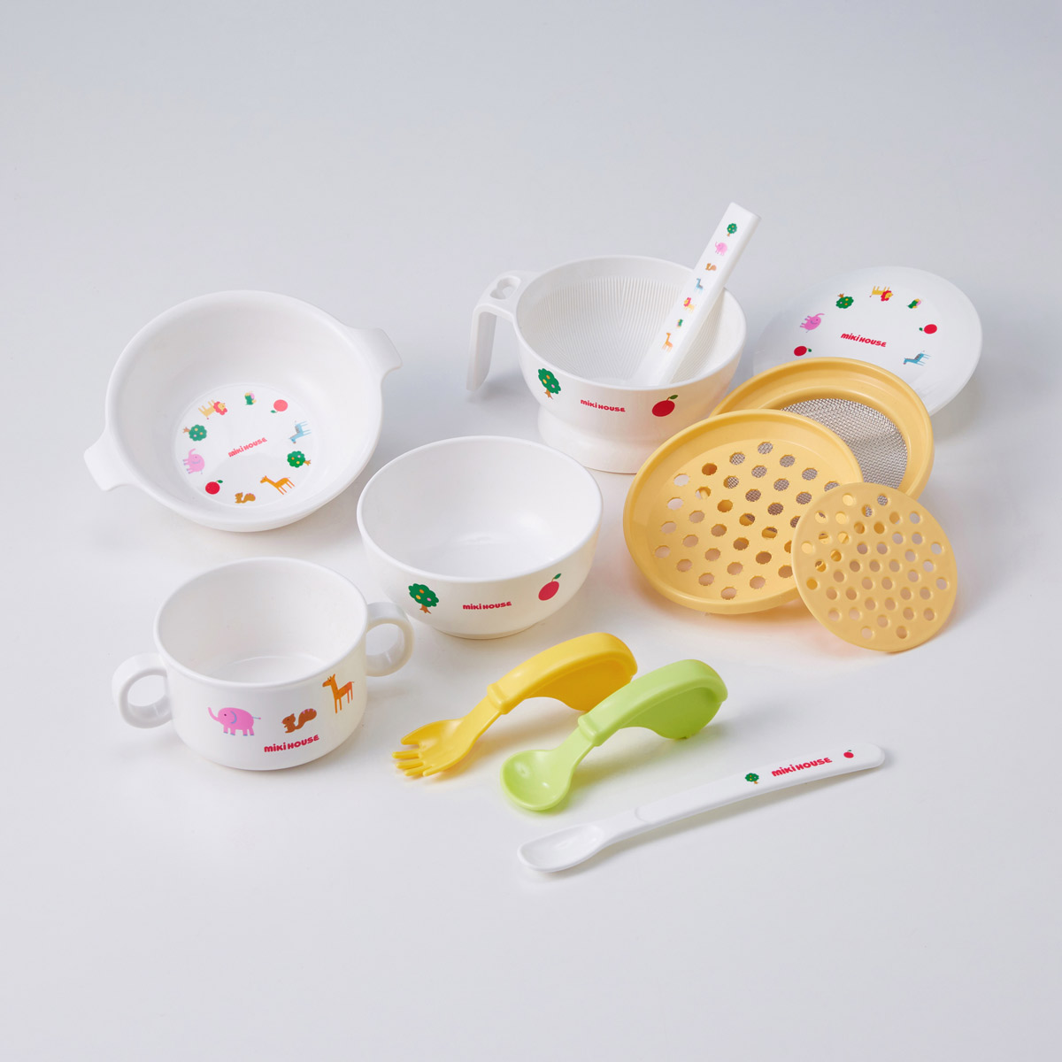 ミキハウス Mikihouse テーブルウェアセット 箱付 食器セット ベビー食器 離乳食 ご出産御祝 お食い初め ギフト ベビー 日本製 Mikihouse Bayleafkitchen Co Uk