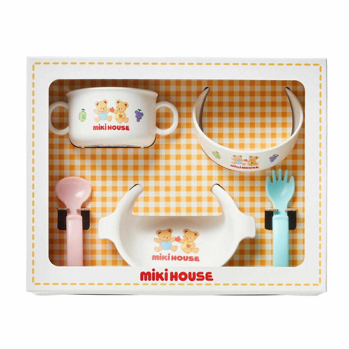 値下げしました！ミキハウス MIKIHOUSE 7点セット MIKI HOUSE ミキハウス ランチ7点セット mikihouse ランチグッズ