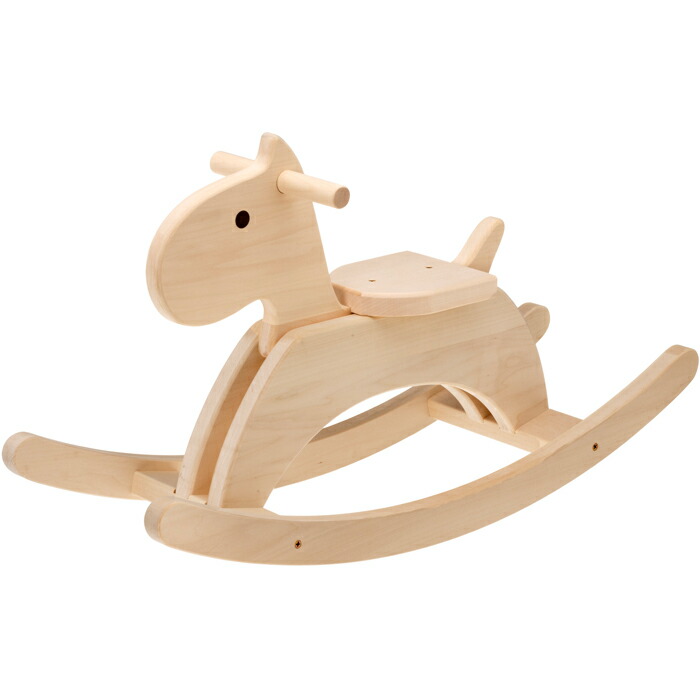 楽天市場 森のもくば 木馬 乗用玩具 木製 おもちゃ 平和工業 Babyish