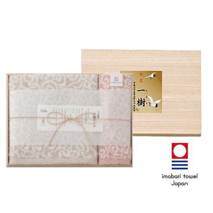 【送料無料 送料込み】【名入れ】【女の子】imabari towel japan 今治タオル 今治謹製 タオルセット（木箱入） 【内祝い お返し 出産内祝い 出産祝い 返礼 お祝返し】
