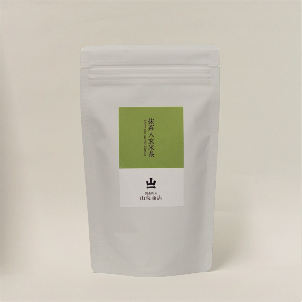 【楽天市場】【抹茶入り玄米茶 リーフ 80g】：山梨商店