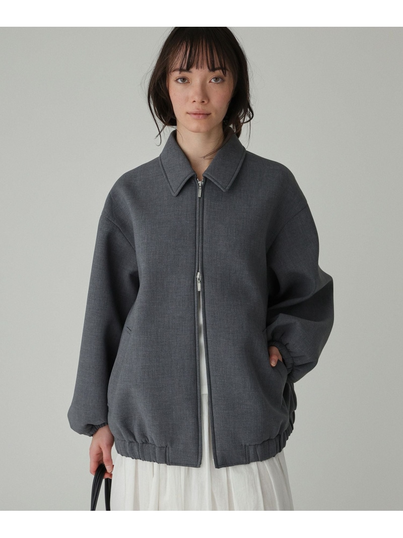 【SALE／20%OFF】ライトボンディングブルゾン BABYLONE バビロン ジャケット・アウター ブルゾン・ジャンパー グレー ベージュ【RBA_E】【送料無料】[ Fashion]