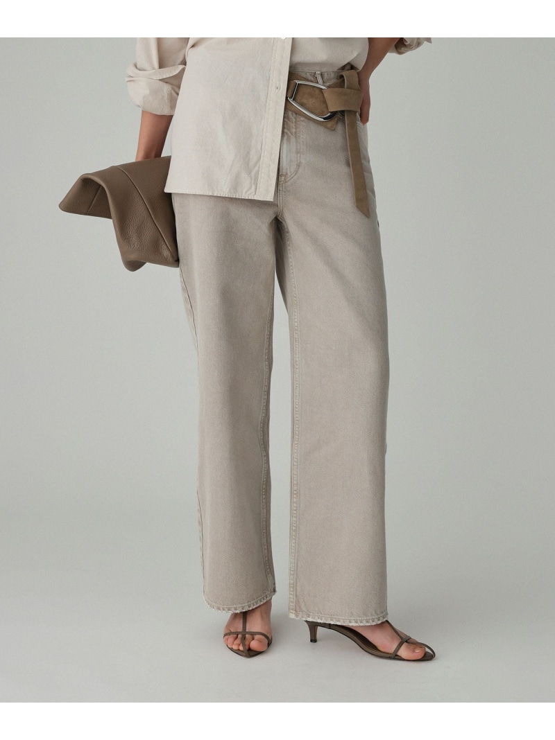 【upper hights】＜別注＞THE LAZY NIECE MRN BABYLONE バビロン パンツ ジーンズ・デニムパンツ ベージュ【送料無料】[ Fashion]