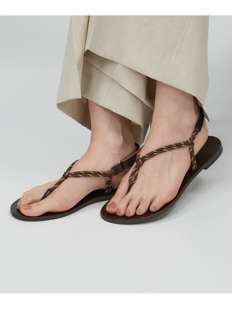【NICOLAS LAINAS】ストラップサンダル BABYLONE バビロン シューズ・靴 サンダル ブラウン レッド【送料無料】[Rakuten Fashion]画像
