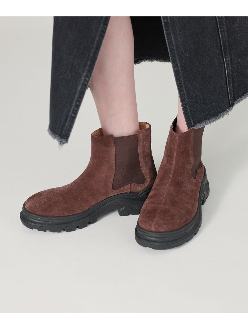 【SALE／20%OFF】【MOHI】トラックソールスエードブーツ BABYLONE バビロン シューズ・靴 ブーツ ブラウン【RBA_E】【送料無料】[Rakuten Fashion]画像