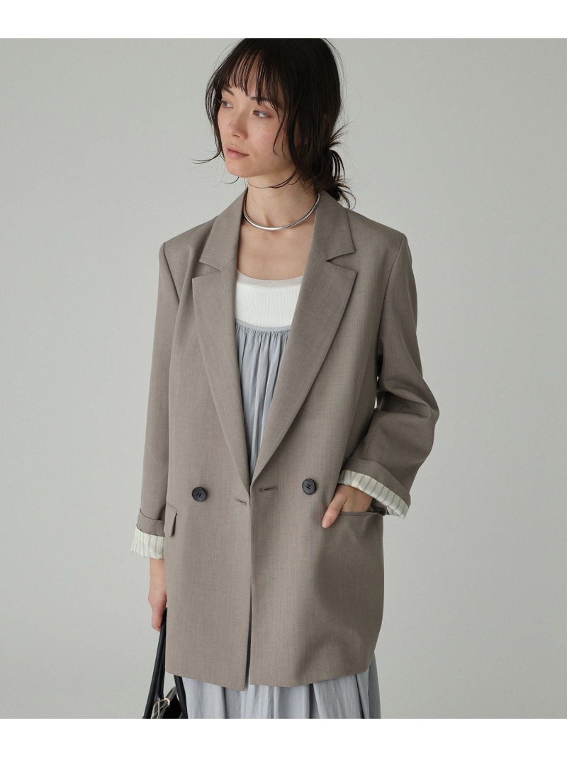 【SALE／20%OFF】セミダブルジャケット BABYLONE バビロン ジャケット・アウター テーラードジャケット・ブレザー ベージュ【RBA_E】【貨物輸送無料】[ Fashion]