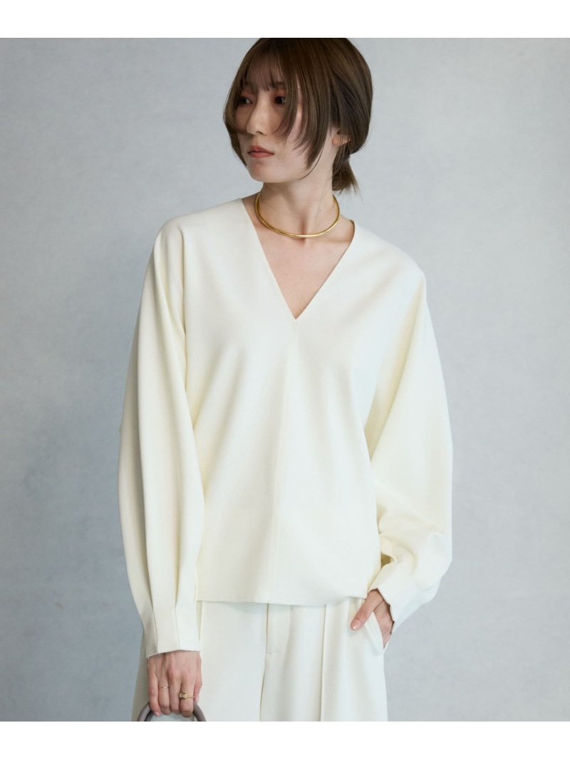 【SALE／40%OFF】【多役立つこと原材料】ジョーゼットV素っ首ティーシャツ BABYLONE バビロン トップス カットソー・プルオーバー 白いこと 黒いこと【RBA_E】【貨物輸送無料】[ Fashion]