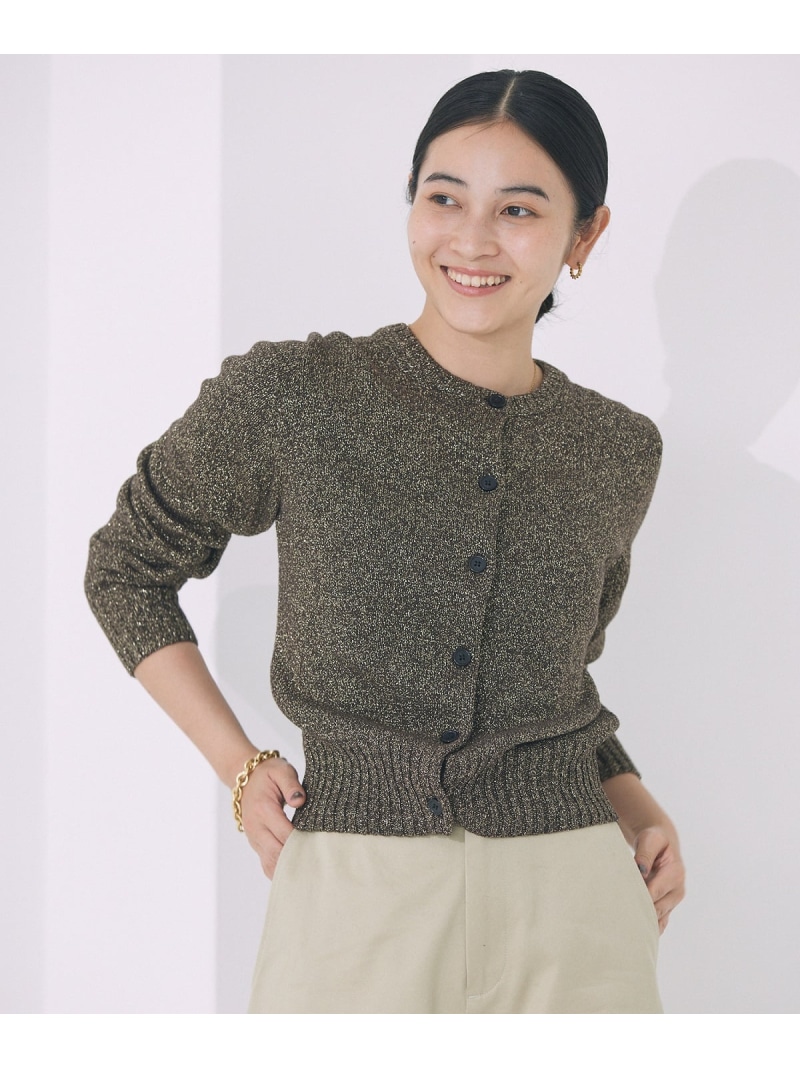 BABYLONE バビロンロゴニットカーディガン ネイビー BABYLONE（バビロン）の「[OT]ﾛｺﾞﾆｯﾄCD（カーディガン/ボレロ