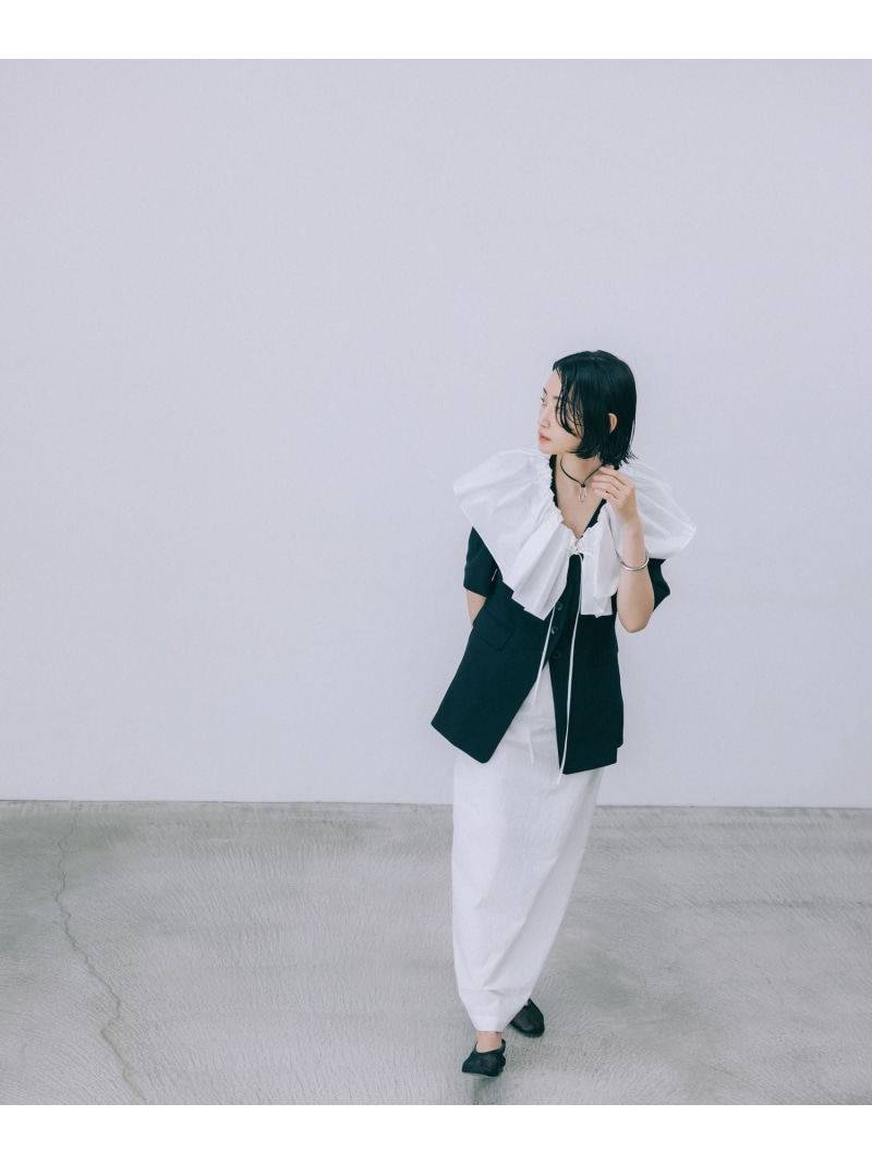 柳橋唯さんコラボアイテム】【追加予約】5分袖パフスリーブジャケット