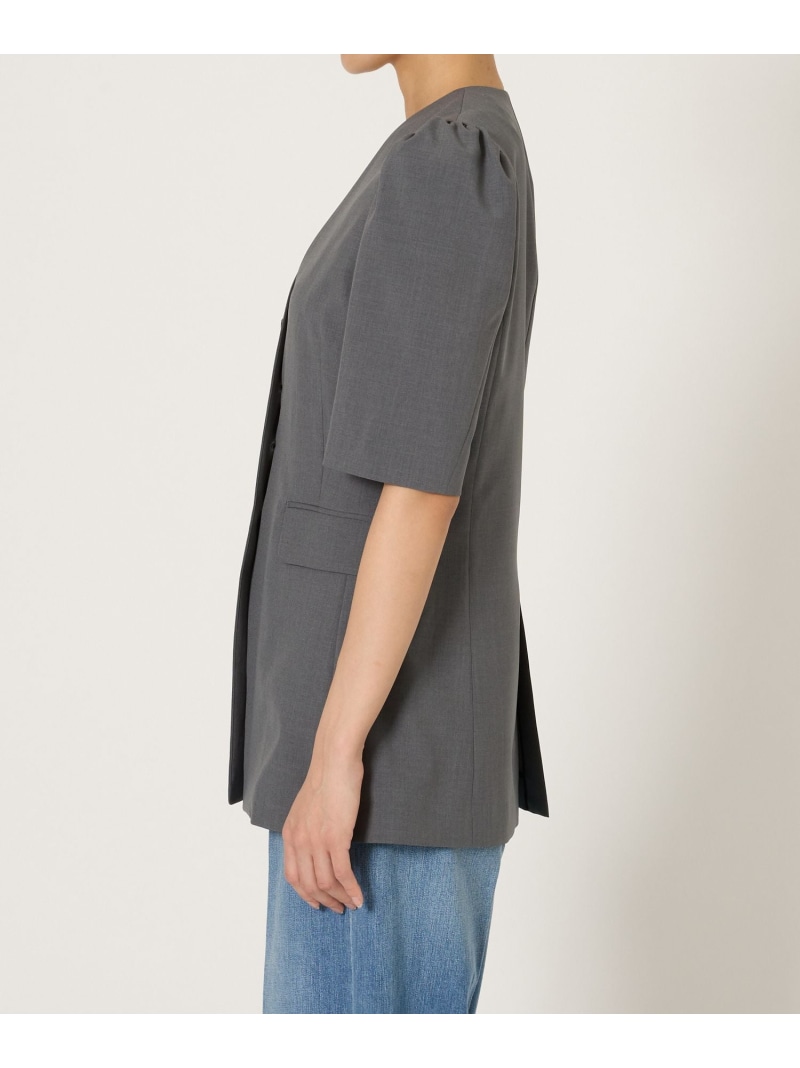 新品未使用【柳橋唯さんコラボアイテム】5分袖パフスリーブジャケット 柳橋唯さんコラボアイテム】【追加予約】5分袖パフスリーブジャケット