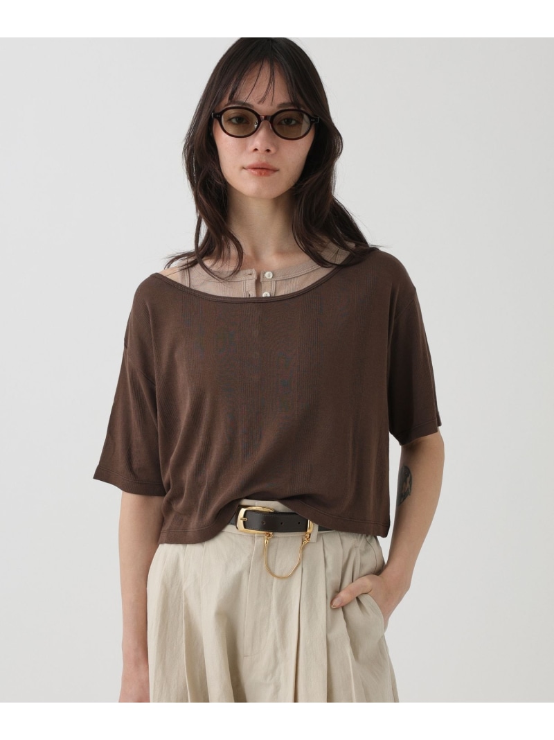 【SALE／14%OFF】【Miller】＜別注＞2パックカットソー BABYLONE バビロン トップス カットソー・プルオーバー 赤銅色 白いこと 緑であること【RBA_E】【貨物輸送無料】[ Fashion]