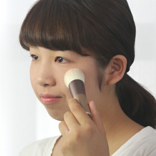 楽天市場】熊野筆 メイクブラシ チークブラシ G-C2 灰リス ほうこ堂