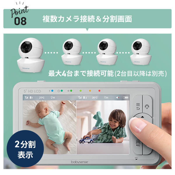 ベビーセンス ベビーモニターHDS2