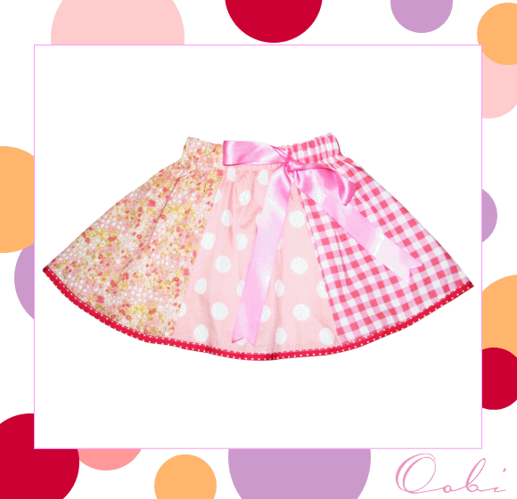 うるわしのOobiベビー♪Oobi　Aria Kitchen Floral Skirt（フレアスカート）◆プレゼント・ギフト・出産祝い・お祝い・キッズ・ベビー・赤ちゃんベビー服・子供服・ベビー用・キッズ用・女の子・リボン◆ P16Sep15画像