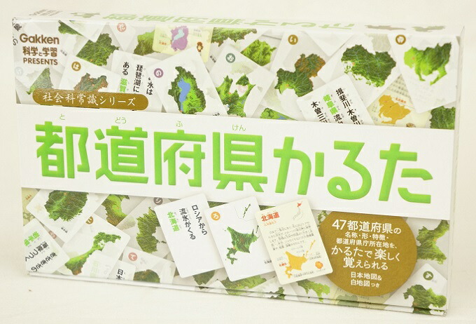 学研ステイフル 社会科常識シリーズ都道府県かるた 珍しい