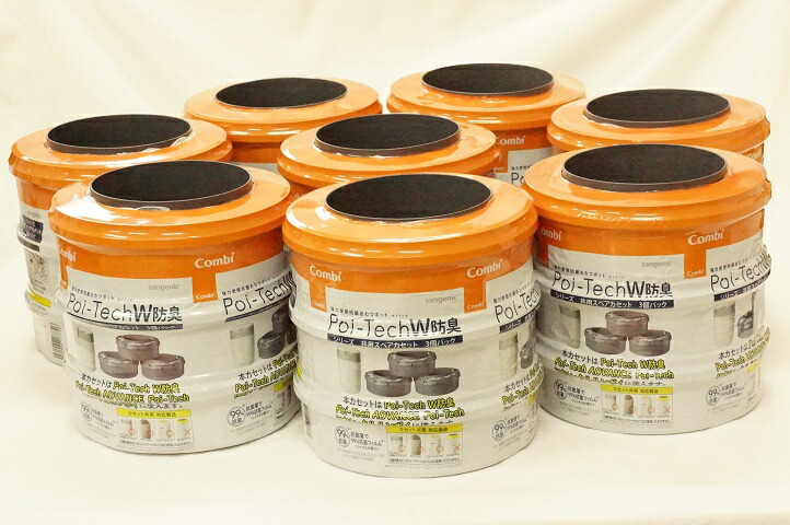 Poi-techW防臭 ポイテックシリーズ 共用スペアカセット 3個パック×4 Combi ポイテックシリーズ共用スペアカセットW防臭 3個パック