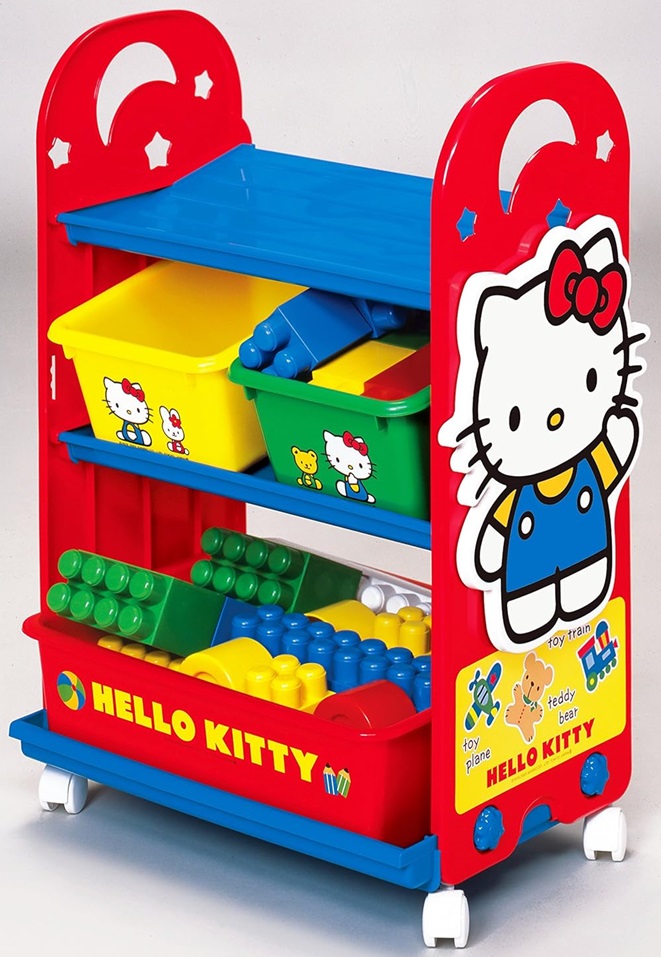 楽天市場】錦化成 おもちゃ箱 ハローキティ トイ・ステーション : morro
