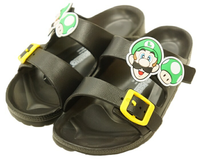 楽天市場】スーパーマリオ EVAベルトサンダル ルイージ キッズ フット