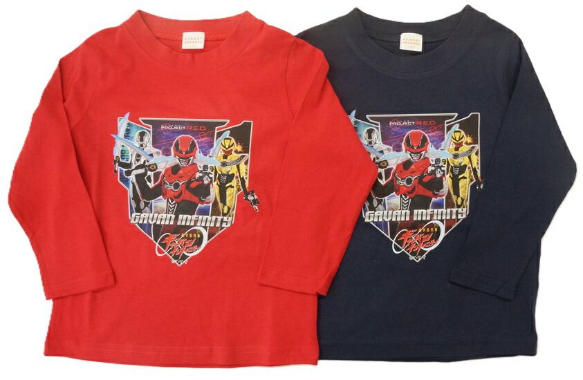 【2026年春物】BANDAI超宇宙刑事ギャバン インフィニティ長袖TシャツPO9118天竺素材綿画像