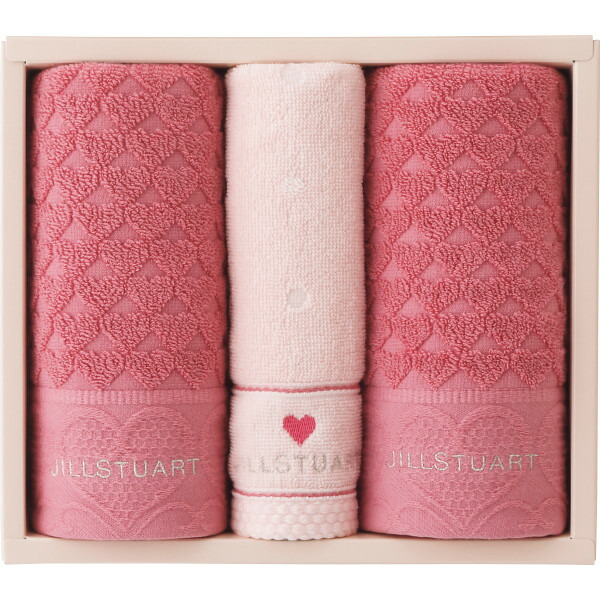 楽天市場 送料込み 送料無料 Jillstuart ジルスチュアート ハートカシェ タオルセット 出産内祝い 内祝い お返し お祝い返し 返礼 ハロウィン 七五三内祝い 初節句内祝い 入学内祝い 結婚内祝い タオルギフト ナカムラ赤ちゃん店楽天市場店
