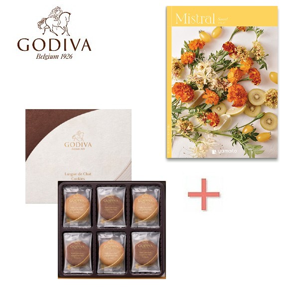 【送料込み】【送料無料！】 GODIVA ゴディバ クッキー＆カタログギフトの組合せギフト 【出産内祝 内祝い お返し お祝い返し 返礼】【御中元 七五三 七五三内祝 入学内祝い 結婚内祝い 新築内祝い】【焼菓子 洋菓子 お菓子 クッキーギフト クッキーセット】