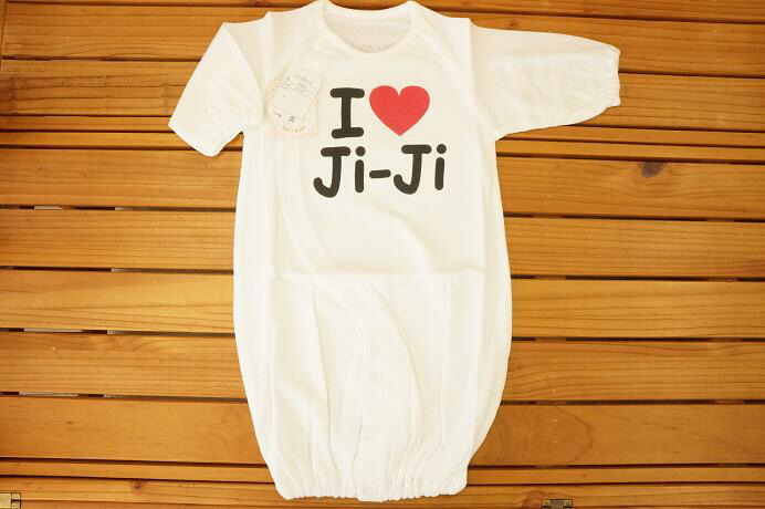 I LOVE Ji‐Ji ドレスオール(オフ白)