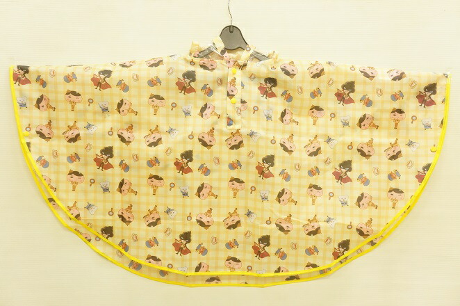 【メール便利用！送料込み】ジェイズプランニング 撥水加工子供用レインポンチョ(レインコート)おしりたんていSSR133画像