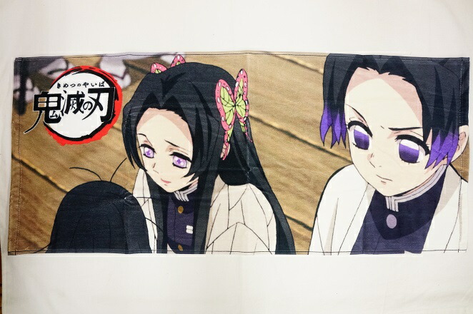 楽天市場】鬼滅の刃スポーツタオル(約80cmX34cm) 胡蝶姉妹(こちょう