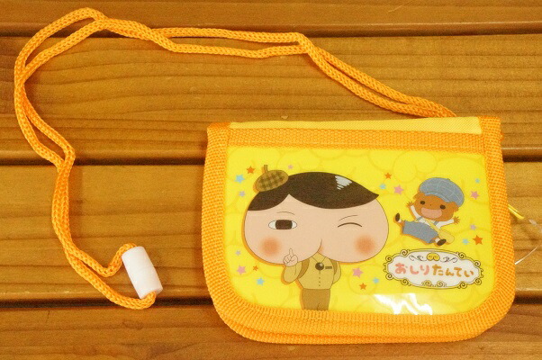 【メール便利用！送料込み】森本産業 ネックコード付きウォレット おしりたんてい(イエロー)RM-5972(配送区分B)画像