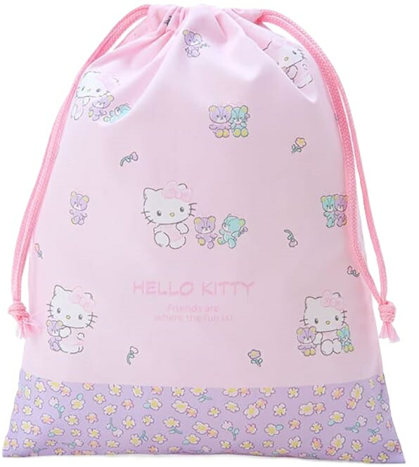 【新品⭐︎未使用】サンリオ ハローキティ ハイビスカス トロピカル ビニール巾着 新品☆未使用 サンリオハローキティハイビスカストロピカル