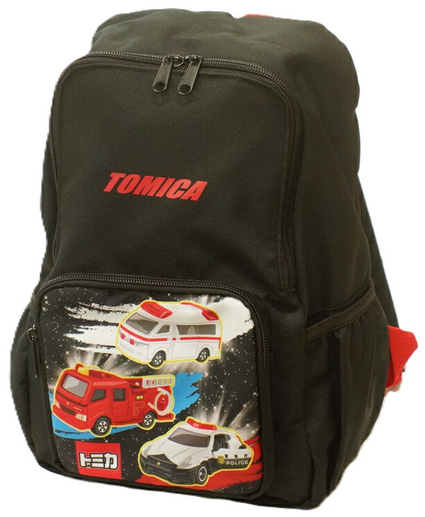 デイパック M トミカ　＋　チェストベルト 楽天市場】MS【TOMICA トミカ since 1970 キッズ デイバッグ NV