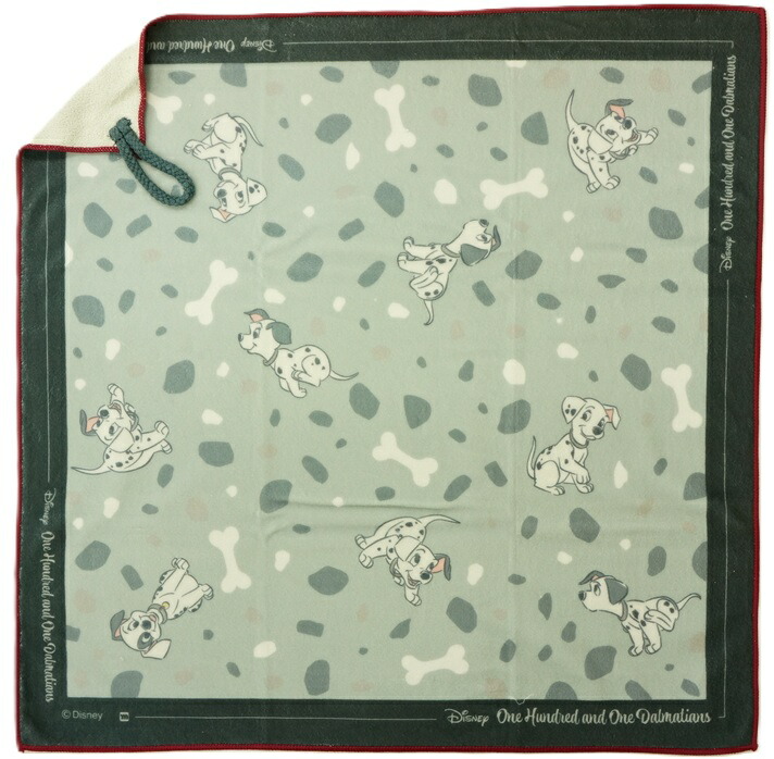 【メール便利用！送料込み】丸眞 ぺたぺたクロス(ランチクロス約43cmX43cm)101匹わんちゃん(配送区分B)画像