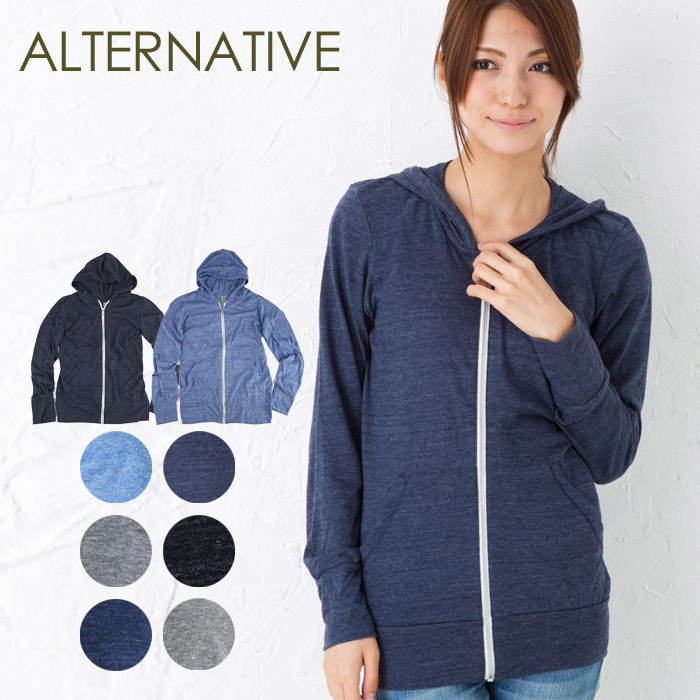 alternative apparel zip up hoodie