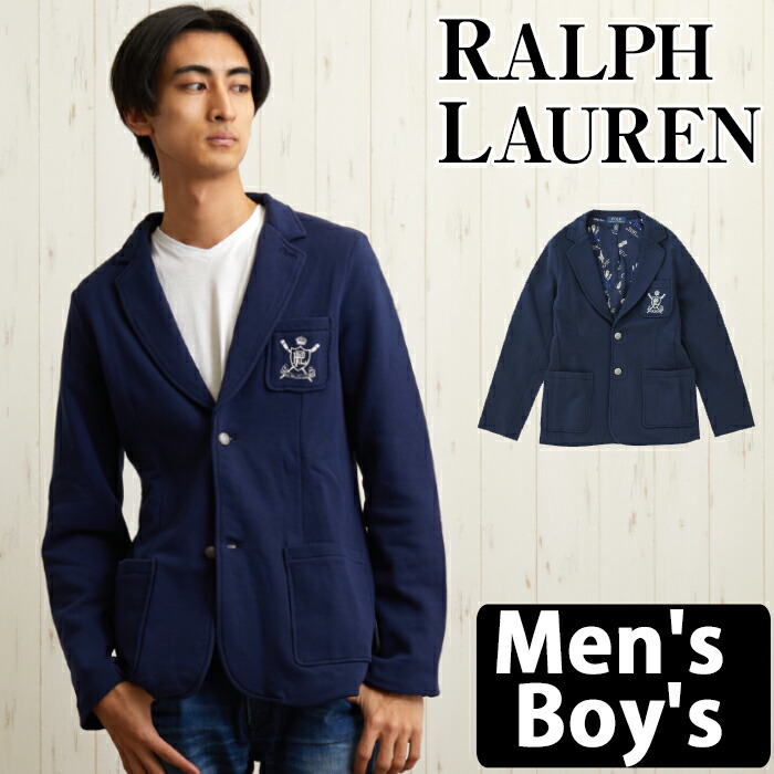 ポロ　ラルフローレン　ジャケット　紺ブレ　クリーニング済 Ralph Lauren ラルフローレン 紺ブレ テーラードジャケット USA製