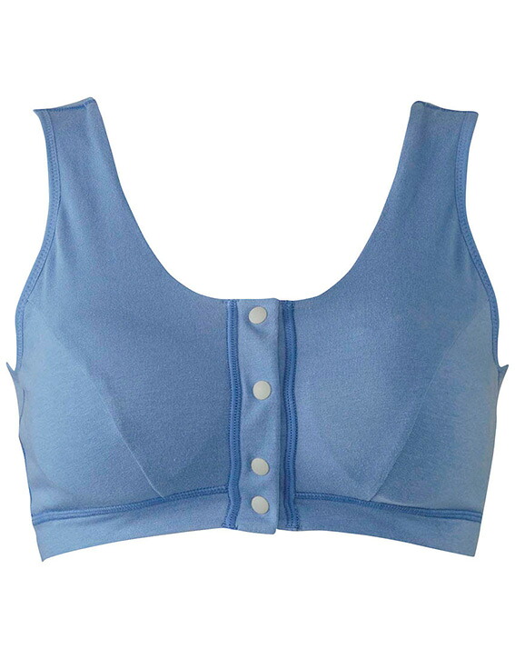 ワコール 出産後すぐに使える授乳ブラ 産後ハーフトップ【MBR759】Lサイズ ブルー(BU) 出産準備 ラウンドタイプ 前あきタイプ ノンワイヤータイプ