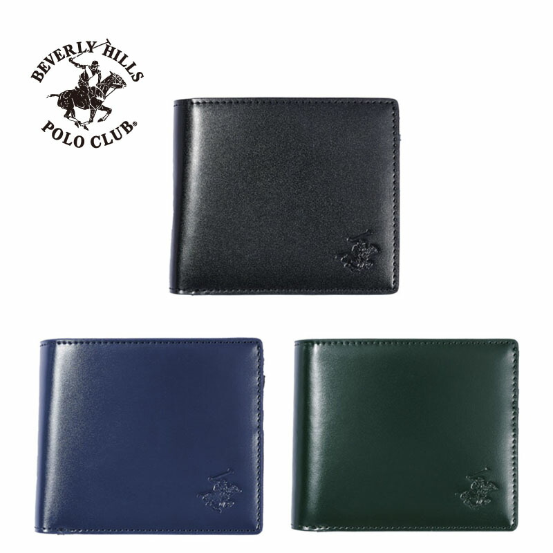 BEVERLY HILLS POLO CLUB 2つ折り財布 BHG-M1004 BK/NV BEVERLY HILLS POLO CLUB ビバリーヒルズポロクラブ 財布 BHG