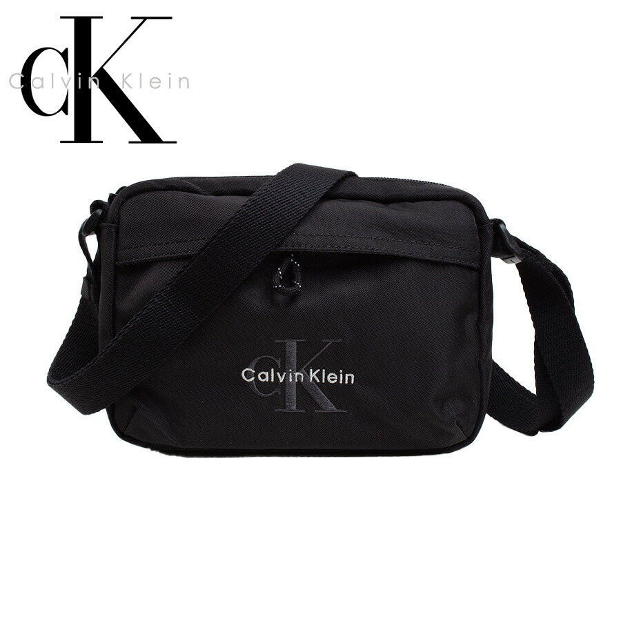 カルバンクライン Calvin Klein ショルダーバッグ メンズ レディース 斜めがけ サコッシュ クロスボディー ナイロン ポーチ 軽量 ロゴ LV04D3117G UB1 ネコポスでお届け