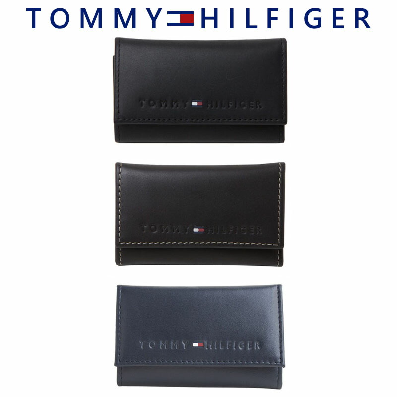 トミーヒルフィガー キーケース 6連 31TL17X005-001  新品 TOMMY HILFIGER トミーヒルフィガー キーケース 6連 メンズ