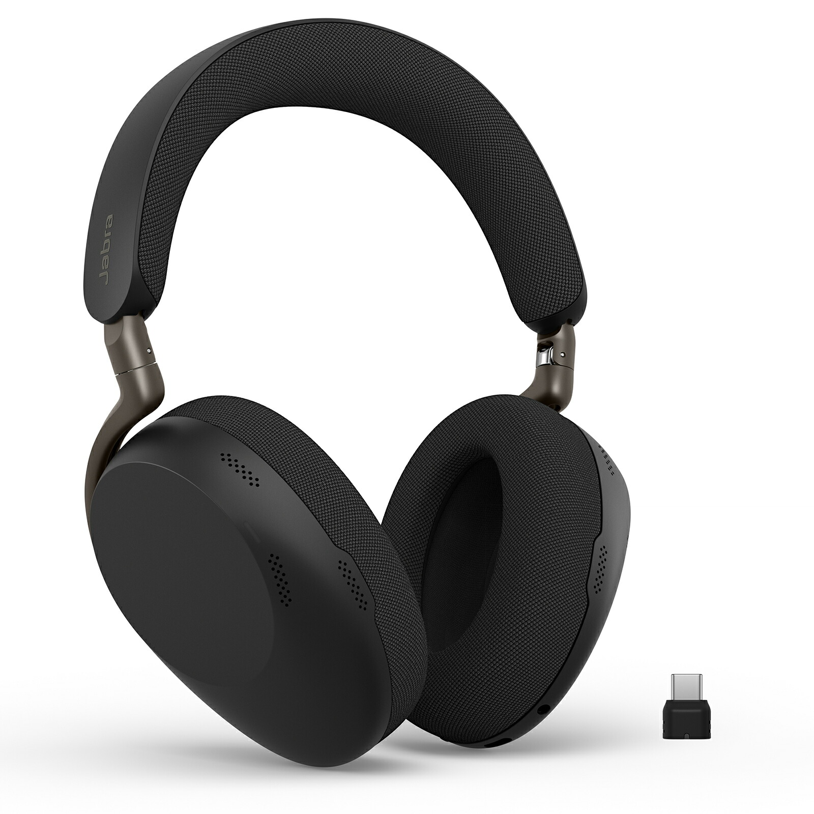 Jabra 天々書き割り Evolve3 85 UC  Link390c Black 両耳 無線電話 受話器 マイクロホン付き添い人 2台等しく繋ぎ合わせる USB-C 3.5粍手玉 Bluetooth5.3 アダプティブノイズキャンセリング 最長25第四次元電話を掛ける 手っとり早い申し受ける なめし革座蒲団 位相空間物音 ヒアスルー Zoom当てはめる能力のある 38599-989-899