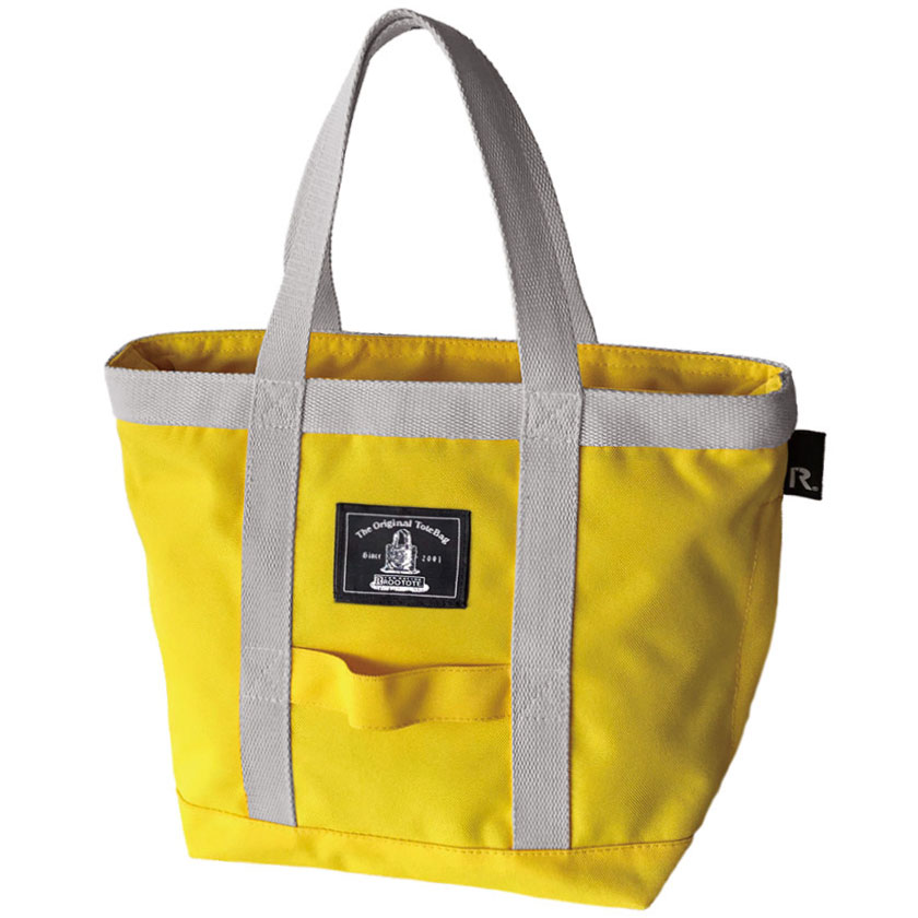 楽天市場 保冷バッグ Rootote Rt サーモキーパーランチ ベーシック A 2021新作 洗濯可能でいつも清潔 衛生的に 小さめ ファスナー 簡易保冷 ランチバッグ 弁当 レジャーバッグ ルートート Thermokeeper Lunch 6758 イエロー Back