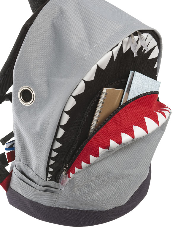 【楽天市場】リュック MORN CREATIONS シャーク バックパック Lサイズ モーンクリエイションズ サメ リュックサック ブラック：BACK