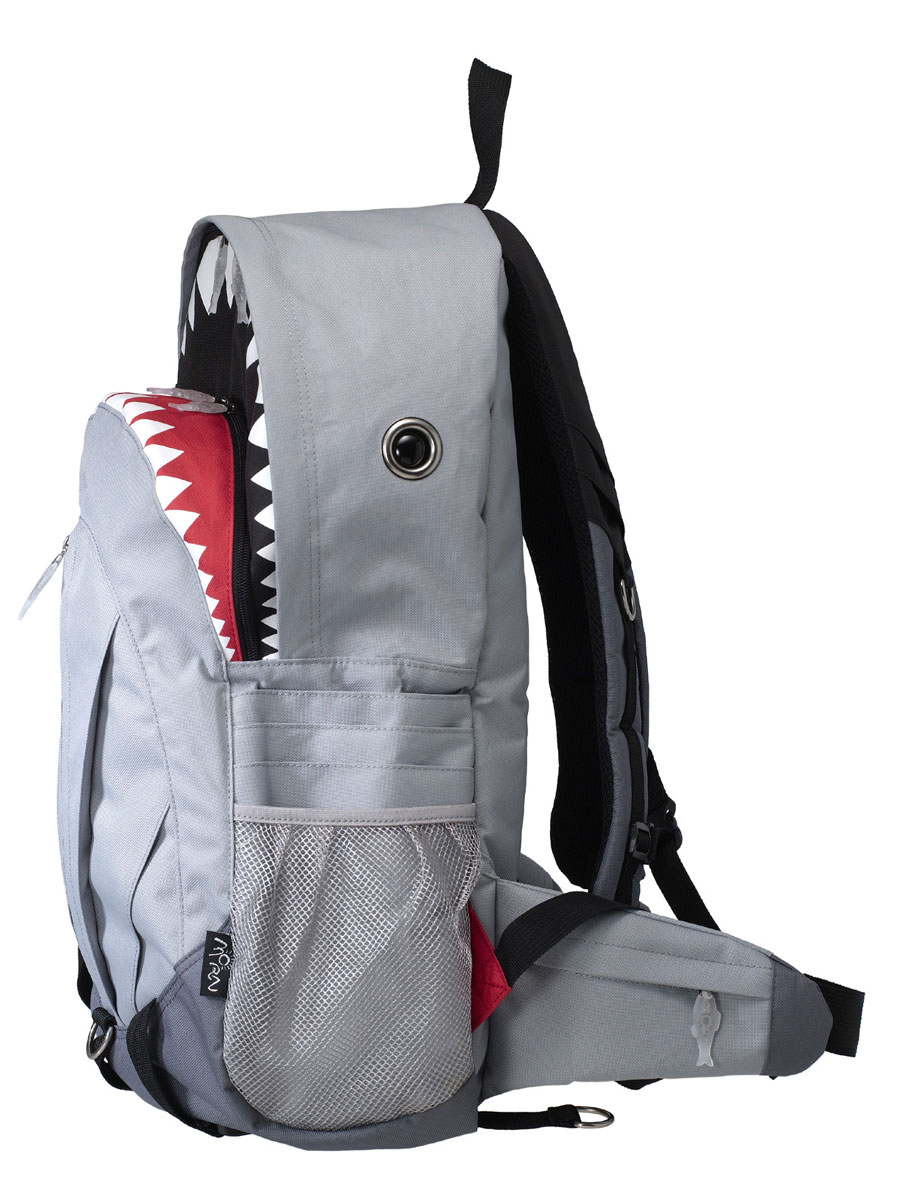 【楽天市場】リュック MORN CREATIONS シャーク バックパック XLサイズ モーンクリエイションズ サメ リュックサック グレー：BACK