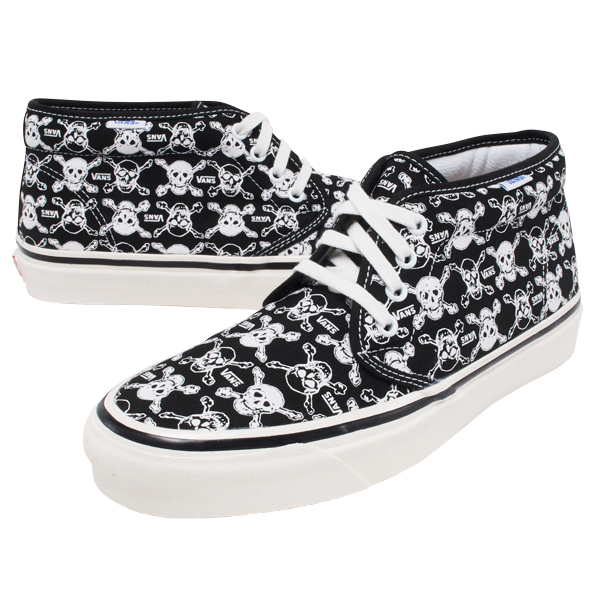 人気ブランドを Vans バンズ Anaheim Factory Pack Chakka 49dx Skulls チャッカ 49dx スニーカー スカル ブラック 渋谷 バックドロップ 渋谷の老舗アメカジショップ The Back Drop アメカジ定番 Sk8 スケート ストリート 公式の Achelis Nerosolutions Com