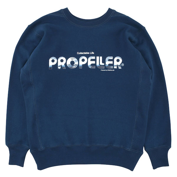 [30%OFF]【BACKDROP】(うしろ側落っこちる) METALLIC LOGO PROPELLER C/N SWEAT / 推進器 労働者の一団のど首 汗水 (米国海軍) 渋谷 うしろ側落っこちる 渋谷の老舗アメカジショップ the back drop アメカジ 一風変わった 甚だしい薬局衡オンス 推進器通い路