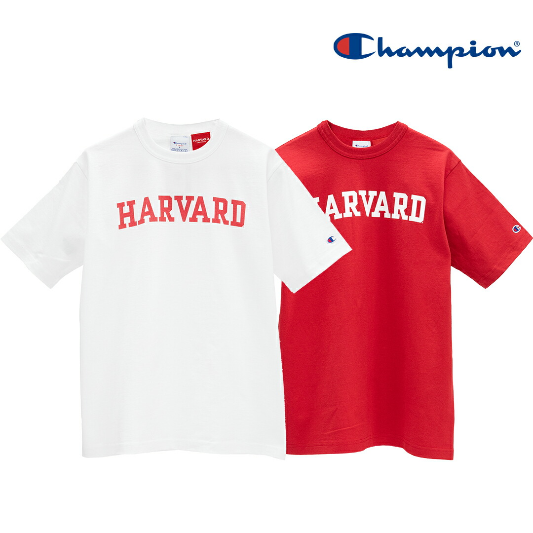 チャンピオン Tシャツ メンズ アメリカ製 半袖 Tシャツ 2025春夏 ハーバード大学 Champion T1011 S/S Tee Harvard ティーテンイレブンショートスリーブティー アメカジ 渋谷バックドロップ the backdrop