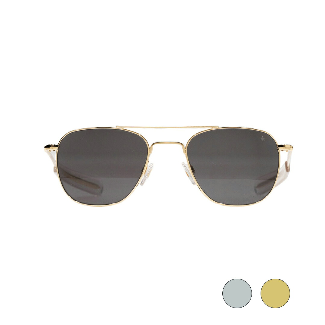 【正規品】AO Eyewear オリジナル パイロット サングラス 52mm 米軍仕様 アビエーター メンズ レディース バヨネットテンプル UVカット アメリカ製 プレゼント ギフト対応 AO Original Pilot 渋谷アメカジ バックドロップ thebackdrop|アメカジのバックドロップbackdrop