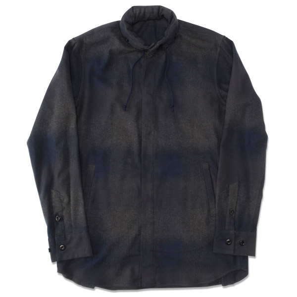 【T.N JACK】(ティーエヌジャック) Check Shirt Jacket (ネイビー) / チェックシャツ ジャケット メンズ メンズ ジャケット アメカジ渋谷 バックドロップ 渋谷の老舗アメカジショップ back drop 日本製 メイドインジャパン 送料無料｜アメカジのバックドロップbackdrop