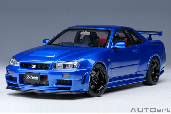 スカイラインGT-R Amazon | MOTORHELIX 1/64 日産 スカイライン GT-R R34 Z-TUNE