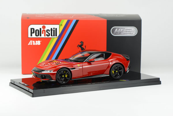 Polistil 1/18 フェラーリ 12Cilindri (CLOSED TOP) メタリックレッド (18FE02011-HC) 【予約：2026年5月以降】モデルカー ミニカー 完成品 模型 通販 プレゼント ギフト