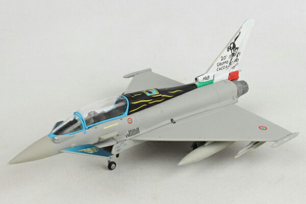 ヘルパウィングス 1/72 ユーロファイタ タイフーン 複座型 イタリア空軍 20&deg; Gruppo 100th Anniversary, Grosseto Air Base (580502) 通販 送料無料 プレゼント ギフト 飛行機 航空機 完成品 模型｜F1と戦闘機の店BACKFIRE